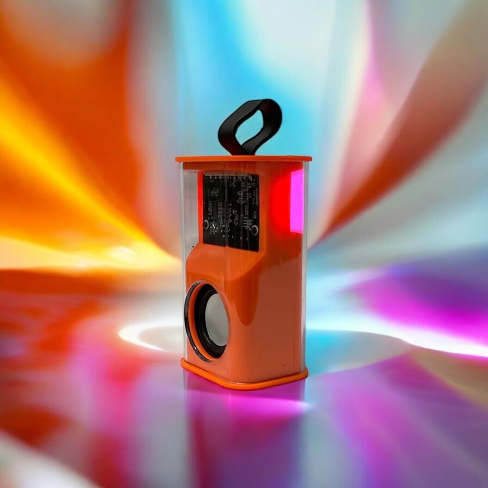 K08 Peterhot Bluetooth Stereo Armour Speakers Wireless Transparent‎